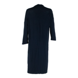 LANVIN Womens Shift Dress Blue Long Sleeve Knee Length XL