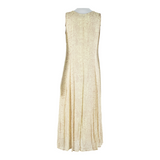 TOGETHER Womens Day Dress Beige Animal Print Sleeveless Long S