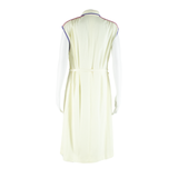 Womens Day Dress Beige Sleeveless Midi M