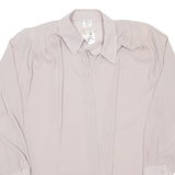 SHE FASHION Sheer Womens Blouse Pink Long Sleeve 2XL