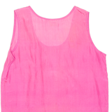 Womens Vest Pink Sleeveless M