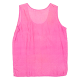 Womens Vest Pink Sleeveless M