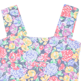 Womens Printed Corset Pink Sleeveless Floral M