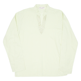 Womens Top Green V-Neck Long Sleeve M