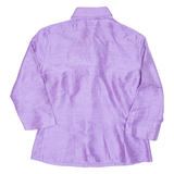 Womens Blouse Purple 3/4 Sleeve S