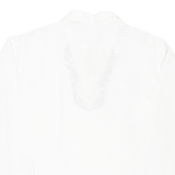 Womens Top Beige V-Neck Long Sleeve M