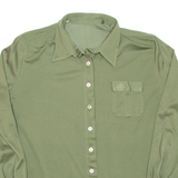 Womens Blouse Green Long Sleeve XL