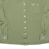 Womens Blouse Green Long Sleeve XL