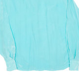 Womens Blouse Blue Long Sleeve M