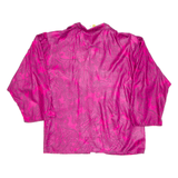 Womens Printed Blouse Pink Long Sleeve Paisley S