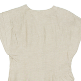 Womens Blouse Green V-Neck M