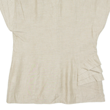 Womens Blouse Green V-Neck M