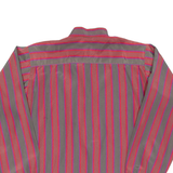 Womens Printed Blouse Red Long Sleeve Striped M