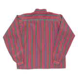 Womens Printed Blouse Red Long Sleeve Striped M