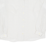 Womens Printed Blouse Beige Long Sleeve Spotted L