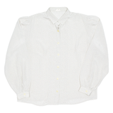 Womens Printed Blouse Beige Long Sleeve Spotted L