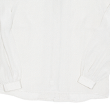 Womens Printed Blouse Beige Long Sleeve Spotted L