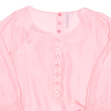 Womens Top Pink 3/4 Sleeve M