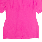 Womens Blouse Shirt Pink Collared 90s M