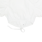 LANDHAUS Womens Cropped Top White V-Neck S