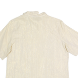 Womens Blouse Gold 90s Striped L