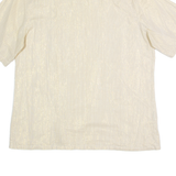 Womens Blouse Gold 90s Striped L