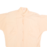 CHICOREE Womens Shirt Pink Collared 90s Viscose M