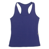 Stretch Womens Sports Vest Blue Sleeveless S