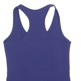 Stretch Womens Sports Vest Blue Sleeveless S