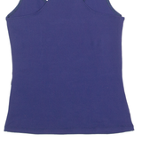 Stretch Womens Sports Vest Blue Sleeveless S
