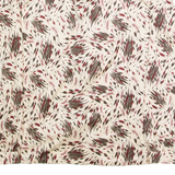 WCIA Womens Printed Shirt Cream Collared Long Sleeve 90s Floral M