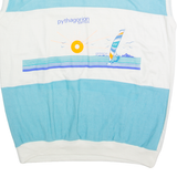 Greece Womens Vest Blue Sleeveless L