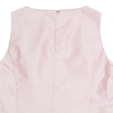 NADIA NARDI Womens Vest Pink Sleeveless 90s L