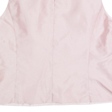 NADIA NARDI Womens Vest Pink Sleeveless 90s L