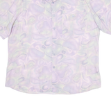 Mens Shirt Purple Crazy Pattern L