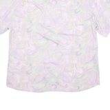 Mens Shirt Purple Crazy Pattern L