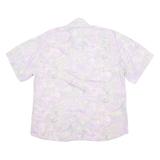 Mens Shirt Purple Crazy Pattern L