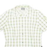 JACK WOLFSKIN Womens Shirt Green Check M