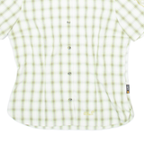 JACK WOLFSKIN Womens Shirt Green Check M