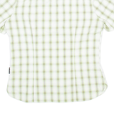 JACK WOLFSKIN Womens Shirt Green Check M
