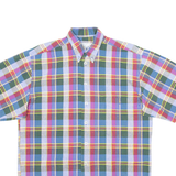 BLUE PALACE Mens Shirt Blue Check Long Sleeve S