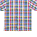 BLUE PALACE Mens Shirt Blue Check Long Sleeve S