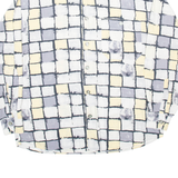 BASIC SYSTEM Mens Shirt Grey Check Long Sleeve M