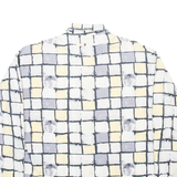 BASIC SYSTEM Mens Shirt Grey Check Long Sleeve M