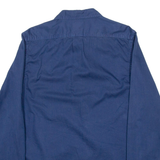 LEE Mens Plain Shirt Blue Long Sleeve M