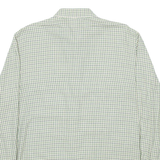 CITY LIFE Mens Shirt Green Check Long Sleeve XL