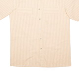 NEW CLASSIC Mens Shirt Orange Striped M