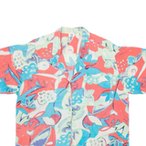 CHARLES JOGLE Womens Shirt Blue Crazy Pattern L