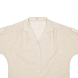 FRANKENWALDER Womens Plain Shirt Beige XL