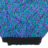 PRESENCE Womens Shirt Blue Crazy Pattern Long Sleeve L